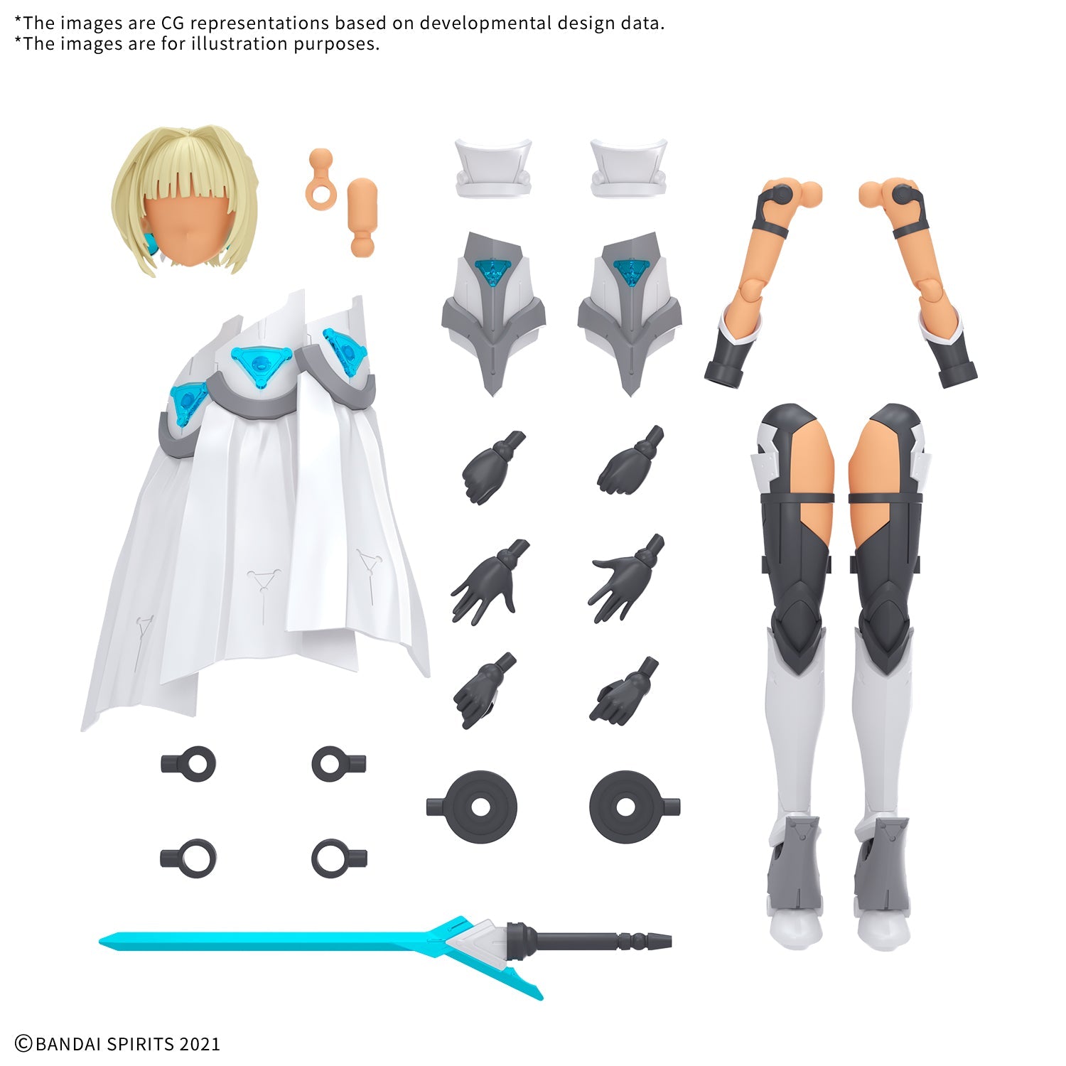 30 Minutes Sisters Option Parts Set 23 (Valkyrie Costume) (Color C)