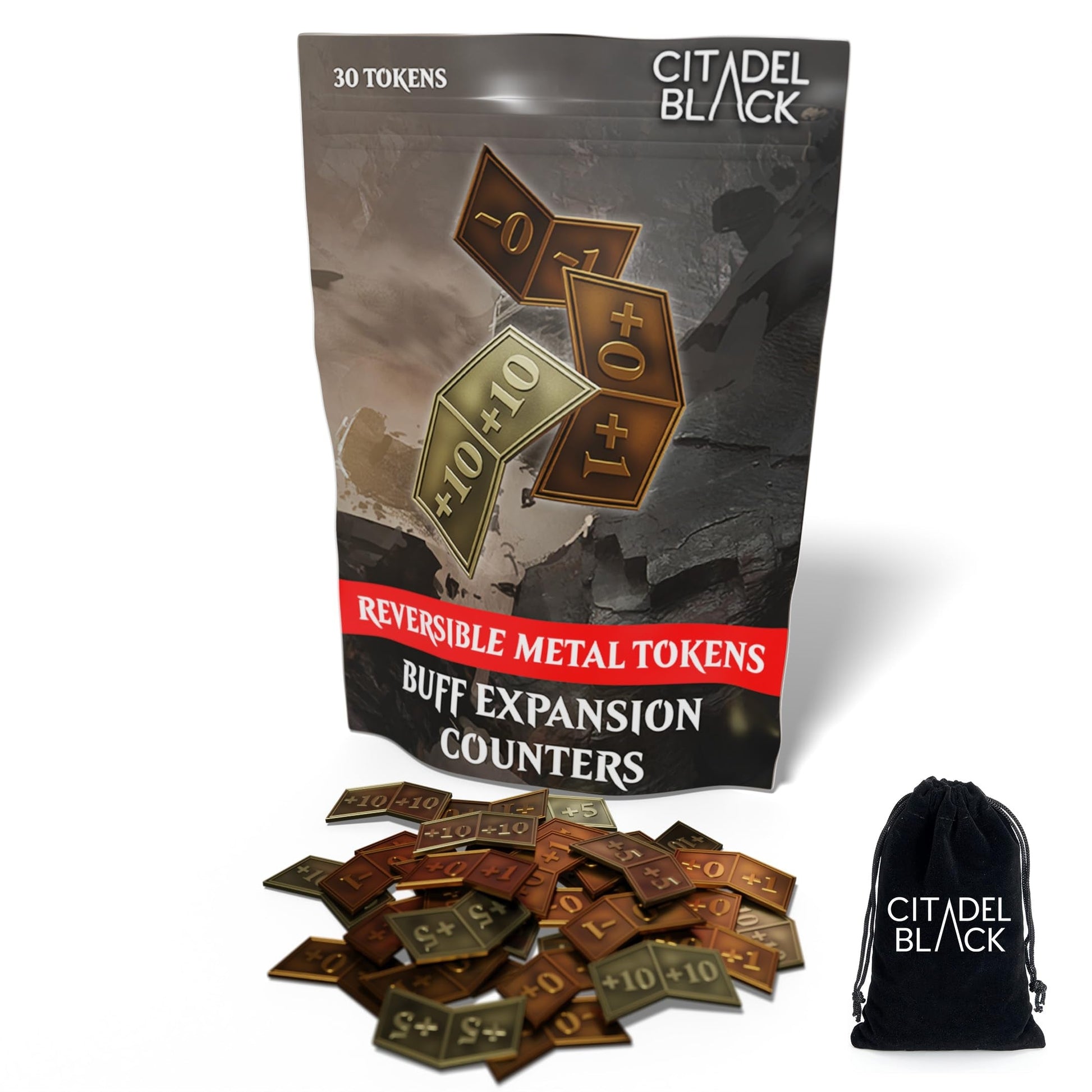 Citadel Black: Magic the Gathering - Metal Buff Counters Expansion Set
