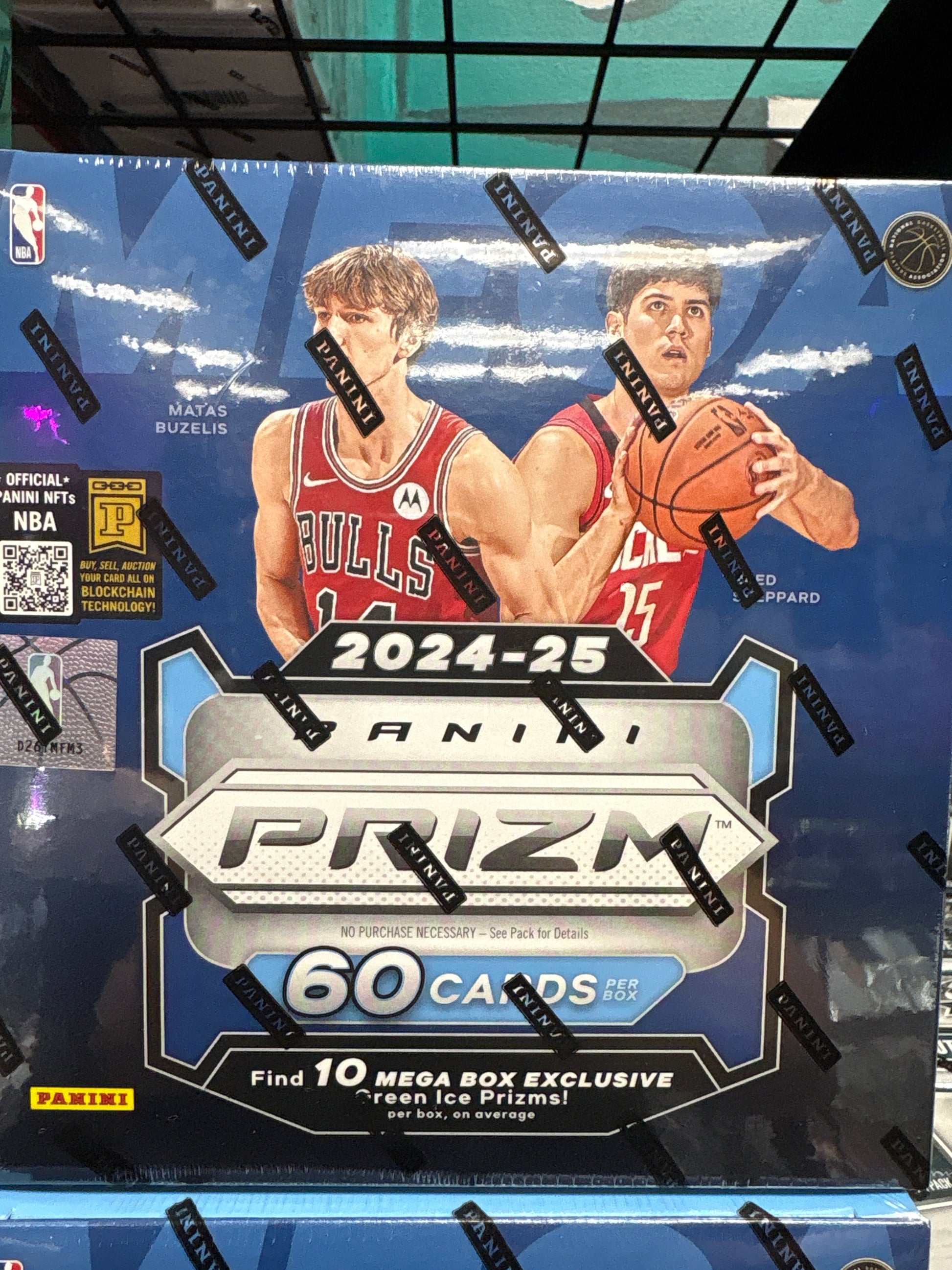 2024 NBA Panini Prizm Hobby Mega Box Green Ice