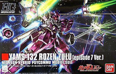 Bandai HGUC 185 GUNDAM YAMS-132 ROZEN ZULU (Episode 7 ver.) 1/144 scale kit