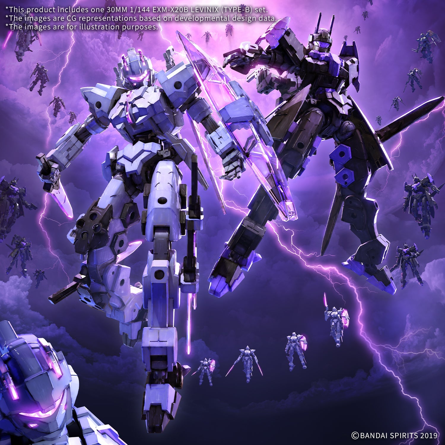 30 Minutes Missions EXM-X20A Levinix (Type-B Ver.) 1/144 Scale Model Kit