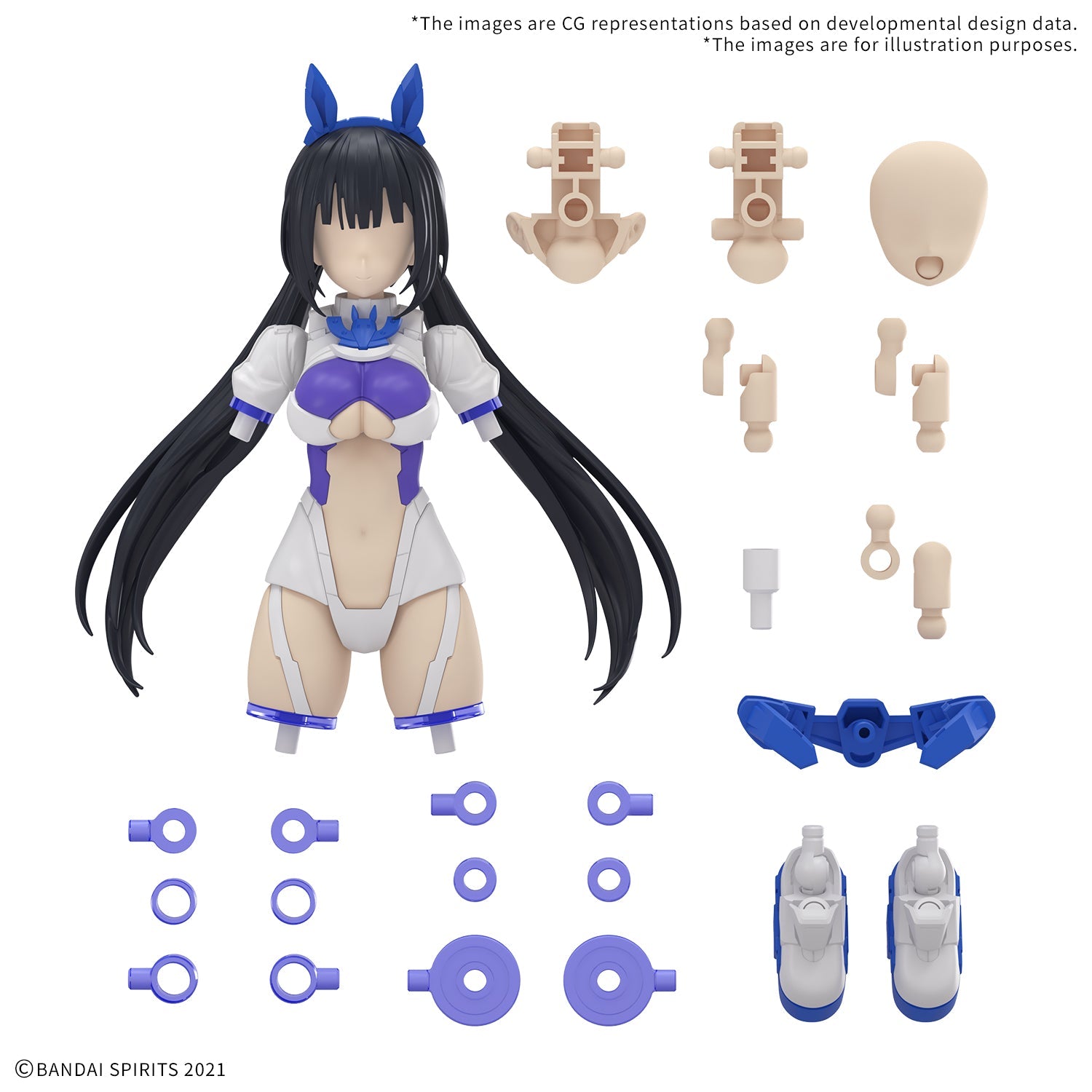 30 Minutes Sisters Option Parts Set 21 (Sprint Costume) (Color B)