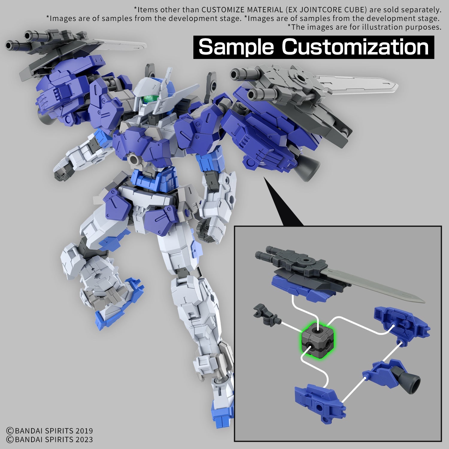 30 Minutes Missions Customize Material (EX Jointcore Cube) 1/144 Scale Model Kit