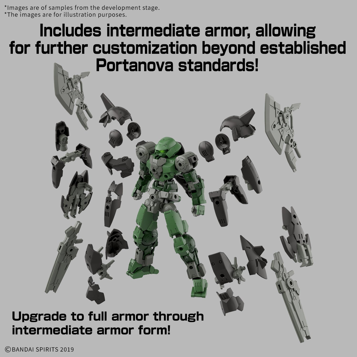 30 Minutes Missions bEXM-15FA Full Armor Portanova 1/144 Scale Model Kit