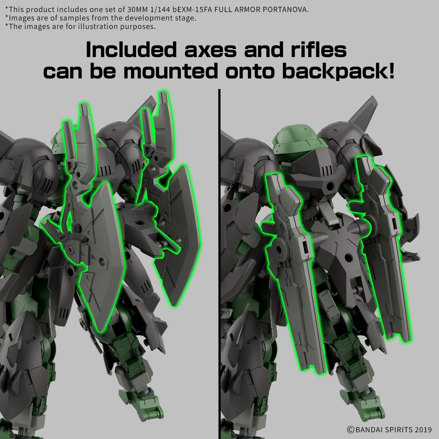 30 Minutes Missions bEXM-15FA Full Armor Portanova 1/144 Scale Model Kit