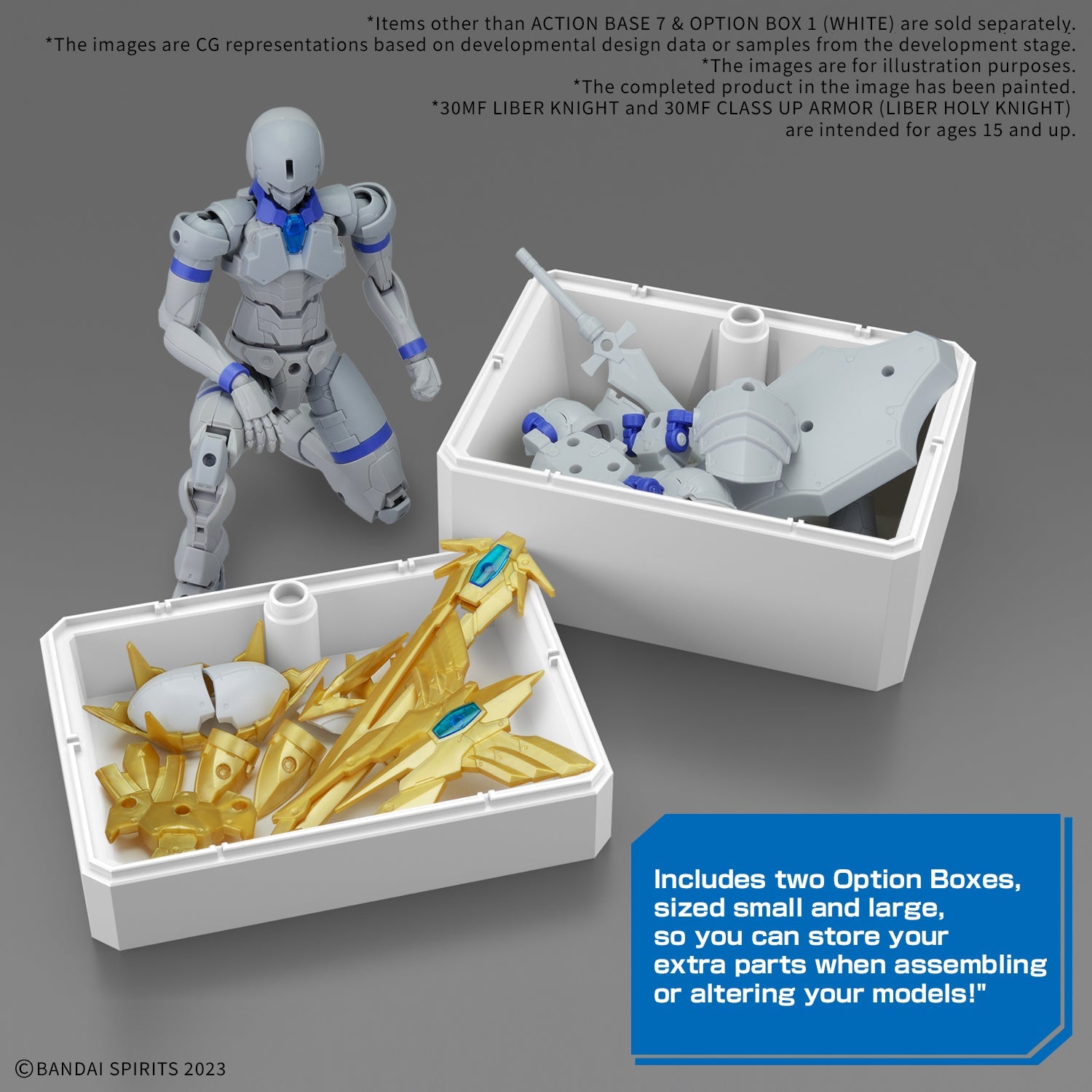 1/144 White Action Base 7 & Option Box
