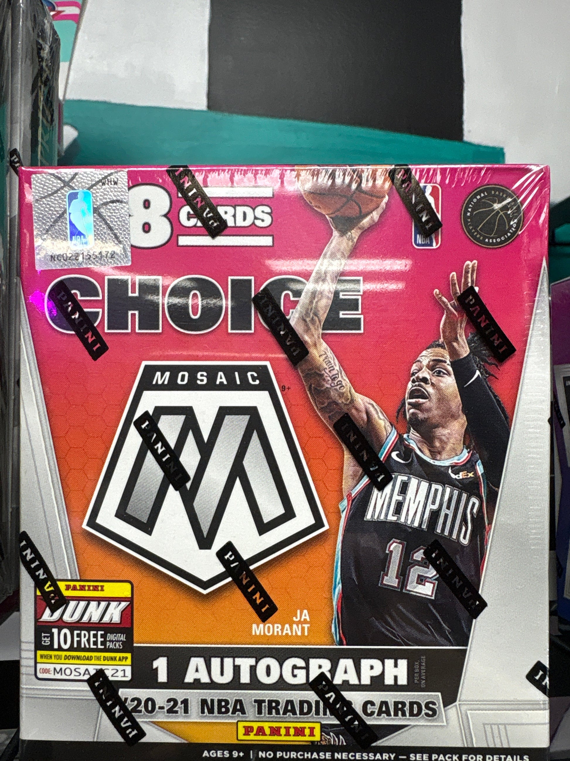 2020 NBA Panini Mosaic Choice Hobby