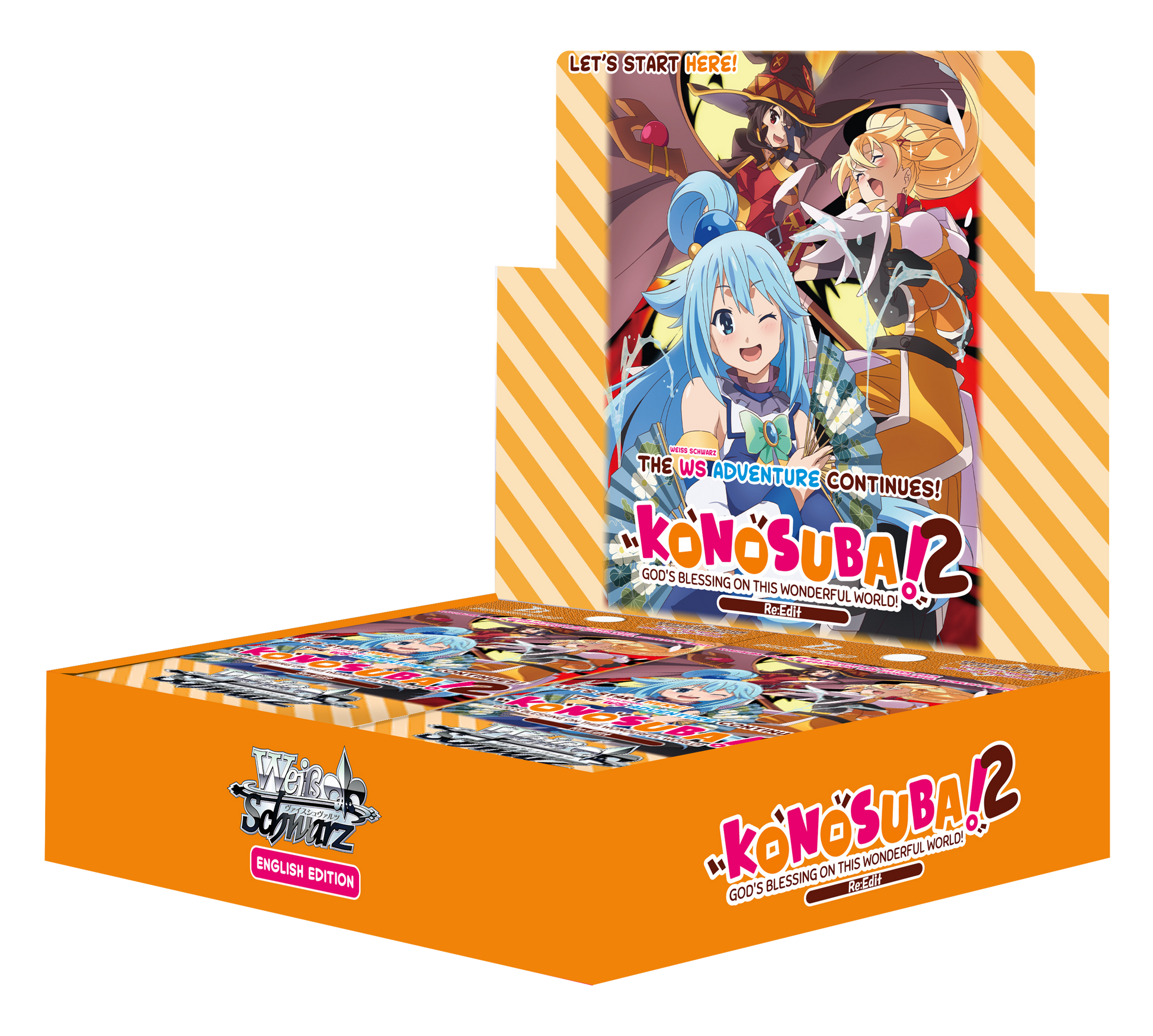 Weiss Schwarz English Konosuba God's Blessing on this Wonderful World Re: Edit Booster Box - Pre-Order Nov 21st