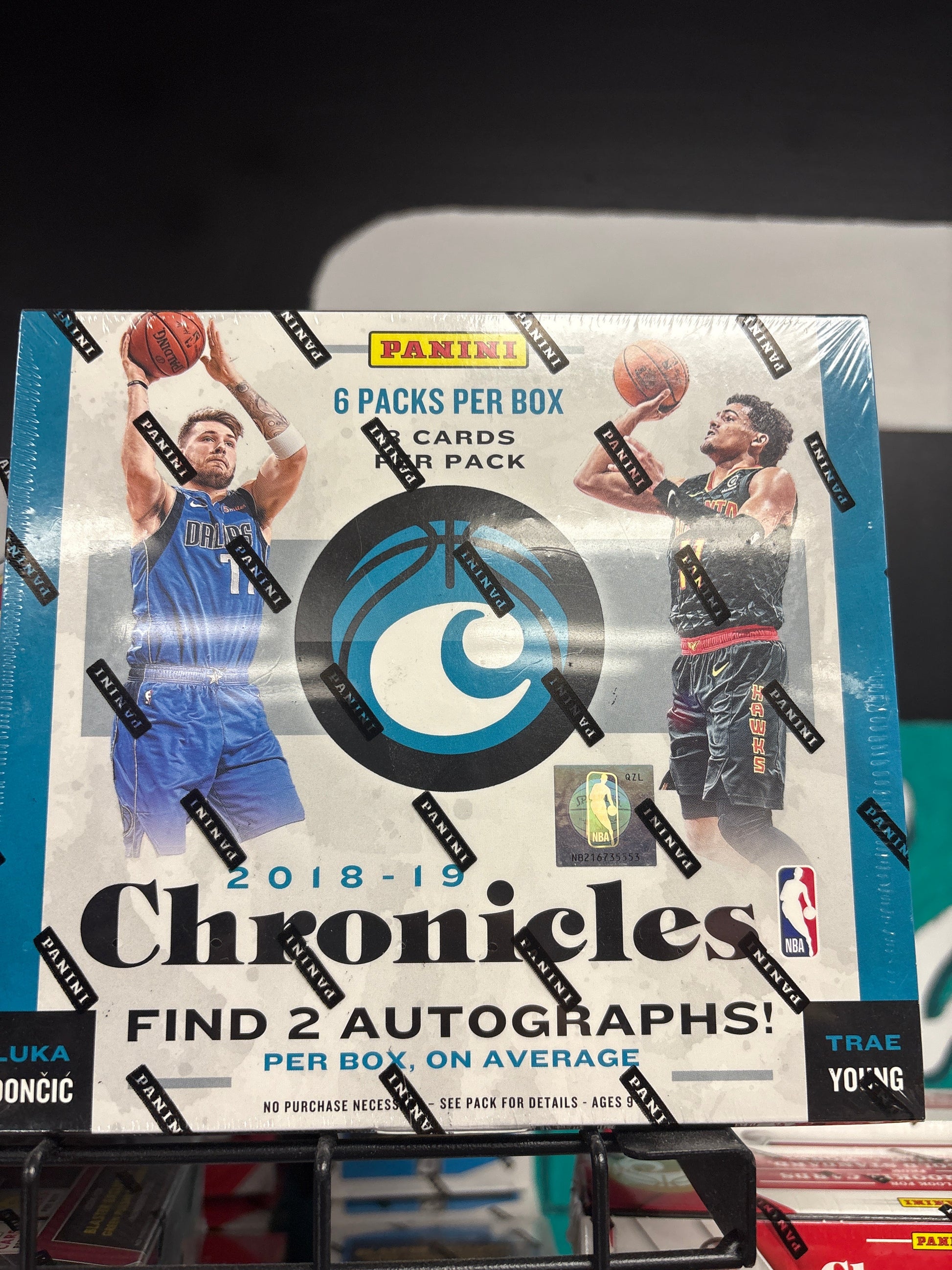 2018 NBA Panini Chronicles Hobby