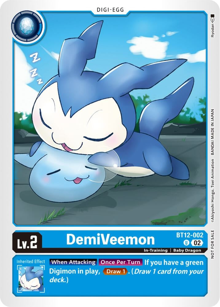 DemiVeemon Tutorial Deck (NYCC 2023 Demo Deck)
