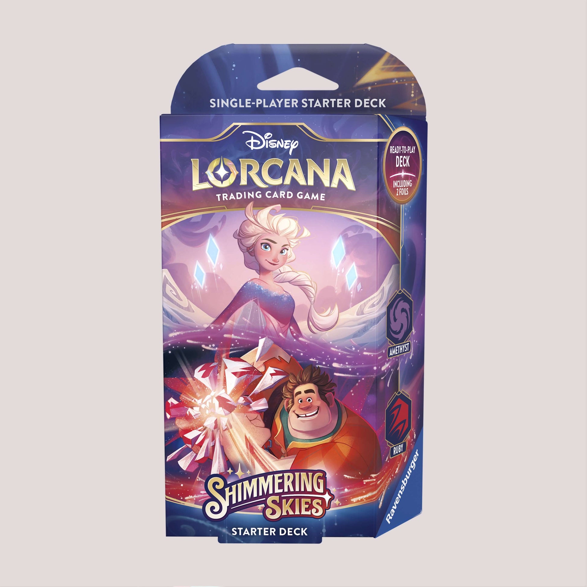 Disney Lorcana - Shimmering Skies Starter Deck: Amethyst and Ruby