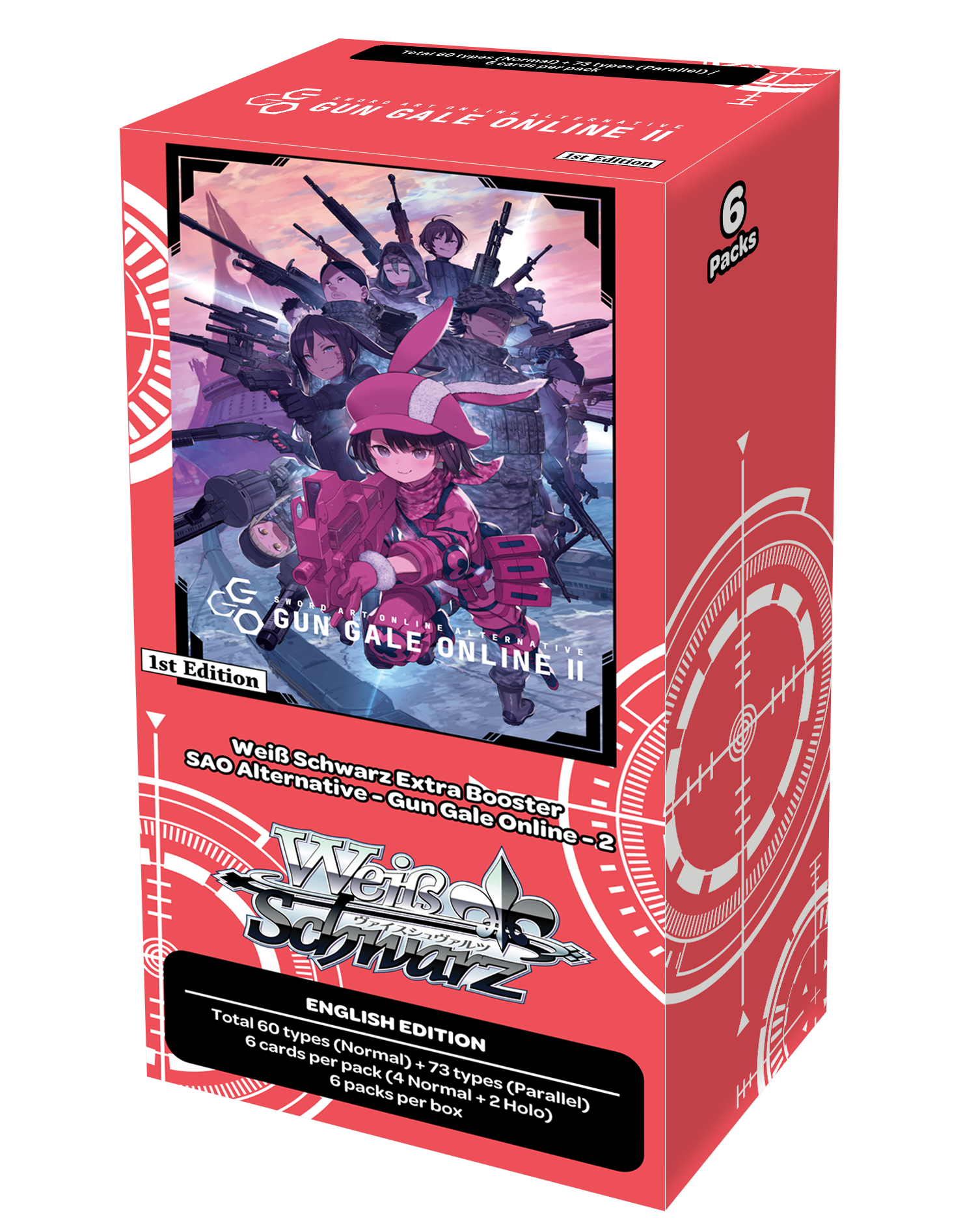 Weiss Schwarz English Sword Art Online Alternative - Gun Gale Online 2 Extra Booster Box - Pre-Order Sep 5th