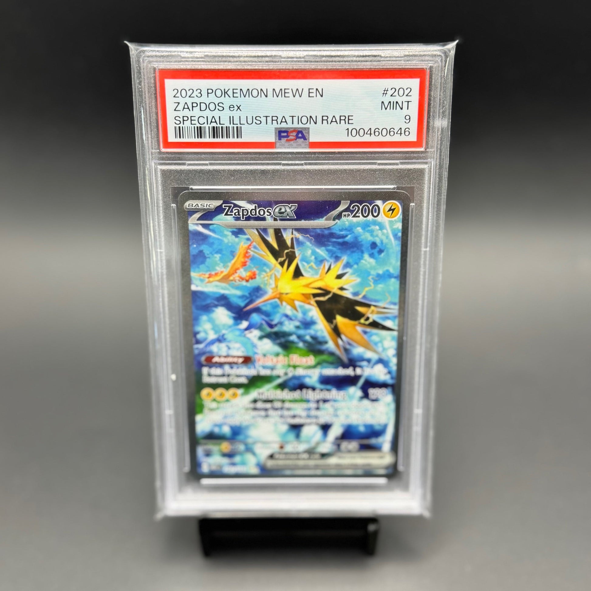 Zapdos ex Special Illustration Rare 151 #202 PSA 9