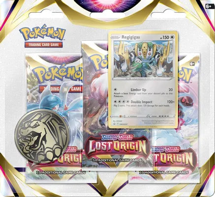 Pokemon Lost Origins Three-Booster Blister Weavile/Regigigas