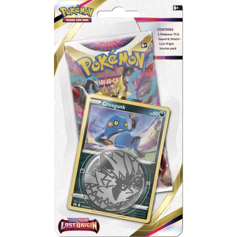 Pokemon Lost Origins Checklane Blister Scorbunny/Croagunk