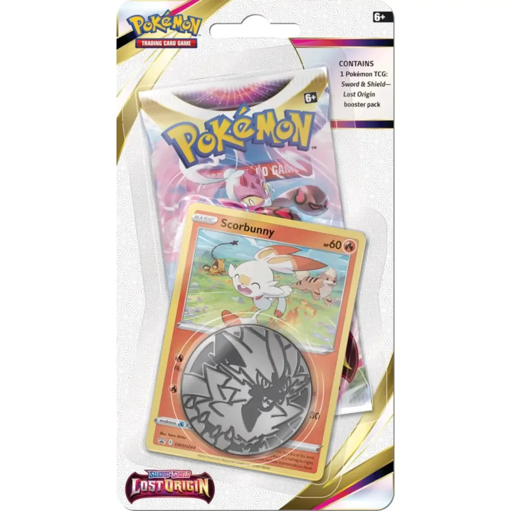 Pokemon Lost Origins Checklane Blister Scorbunny/Croagunk