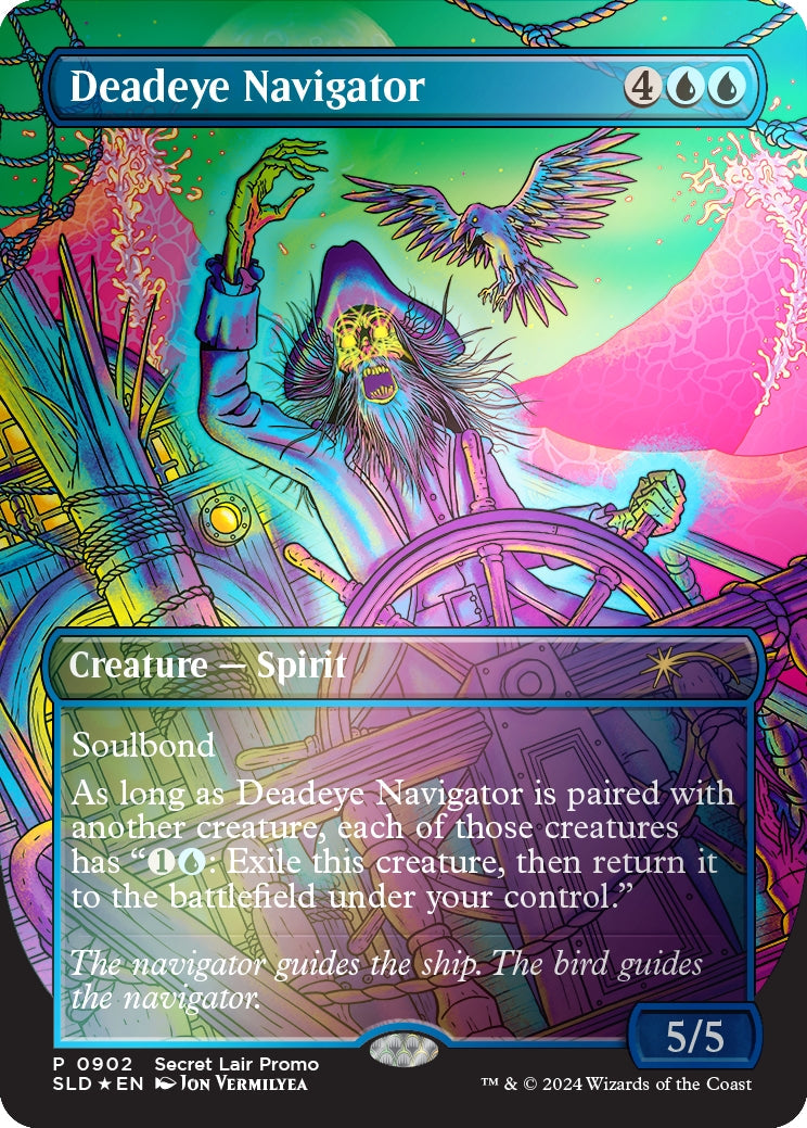 MtG: Deadeye Navigator - Promo Card (Secret Lair) (Foil, NM)