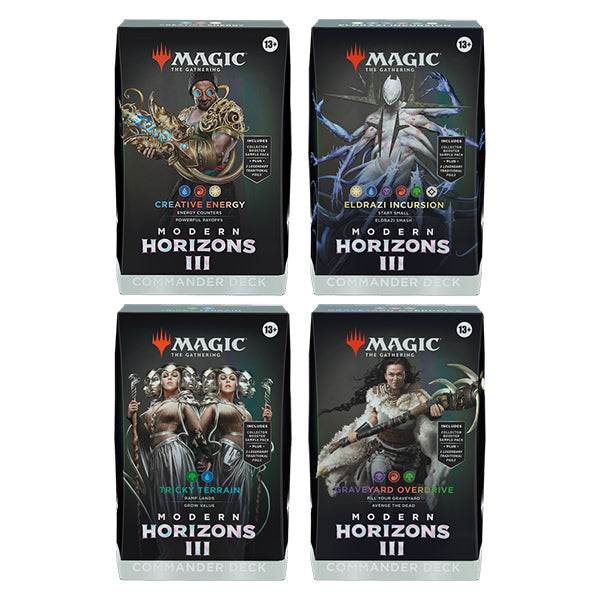 MtG: Modern Horizons 3 Commander Deck Display (4 Decks)