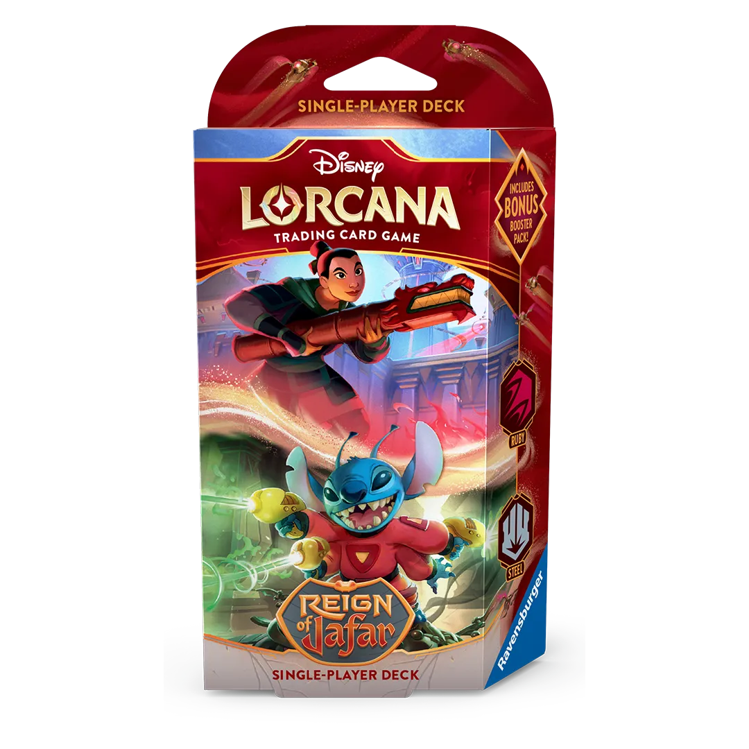 [PREORDER] Disney Lorcana: Reign of Jafar Starter Deck [Ruby & Steel]