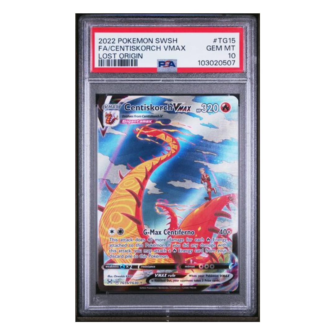 Centiskorch Vmax Trainer Gallery Lost Origin #TG15 PSA 10