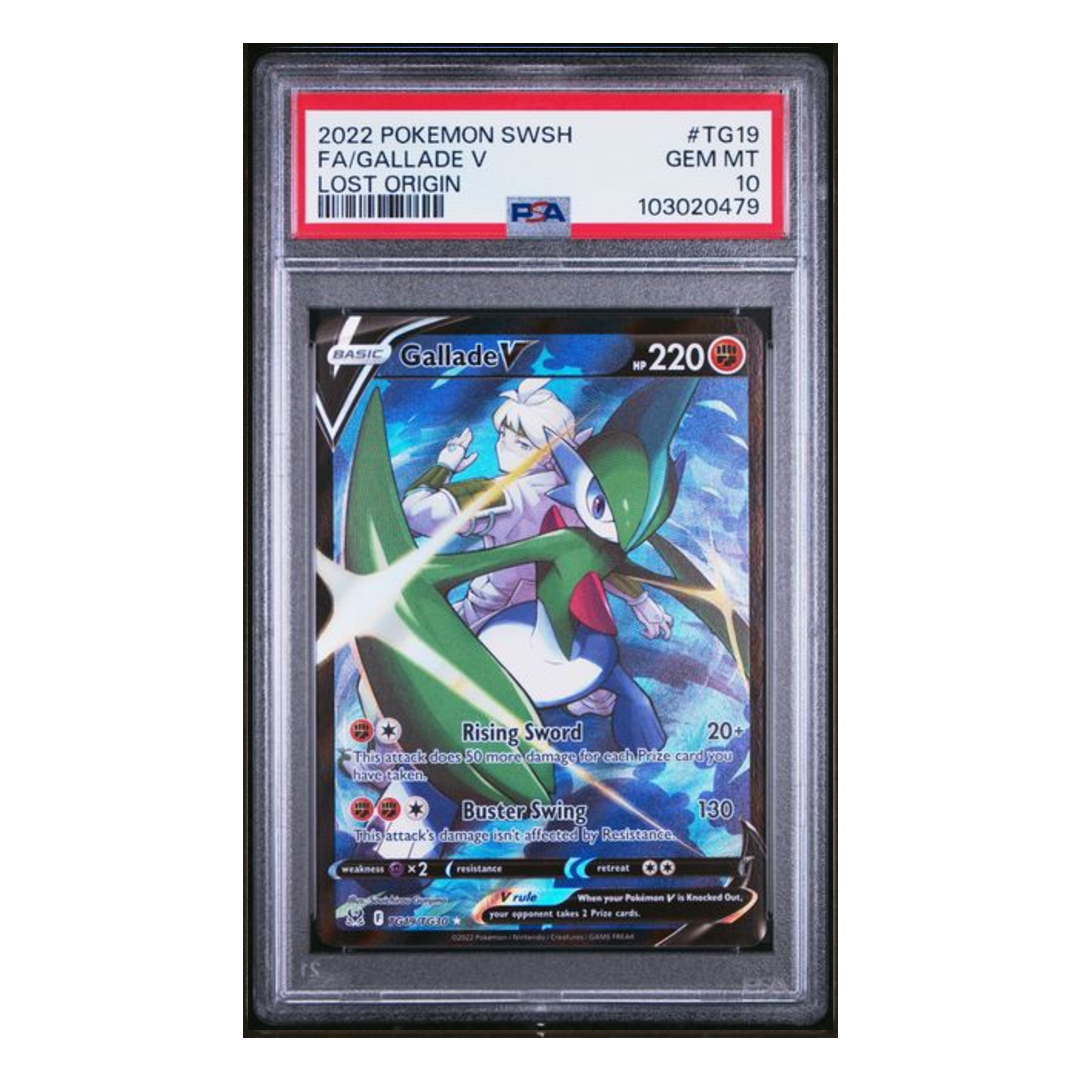 Gallade V Trainer Gallery Lost Origin #TG19 PSA 10