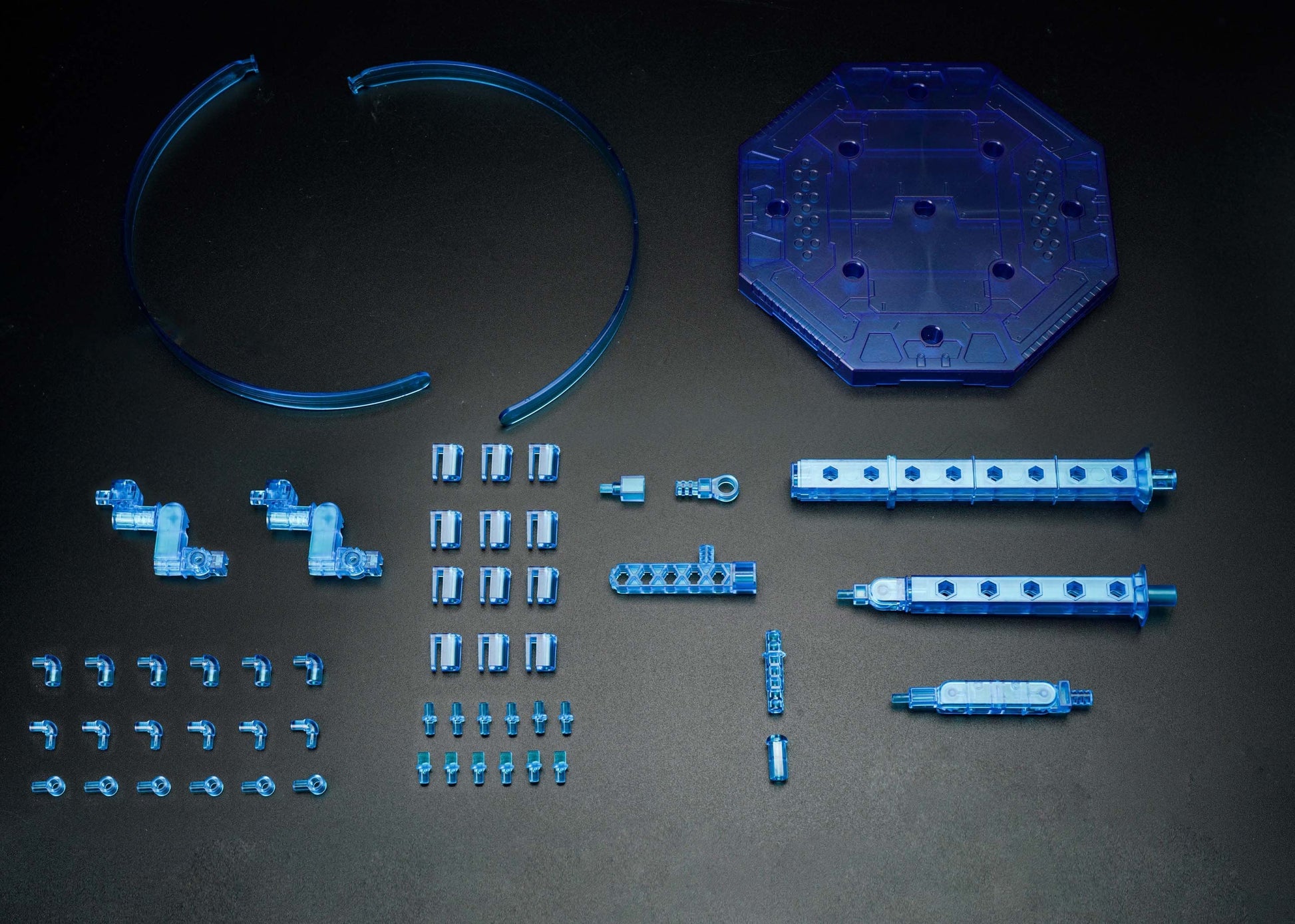 ZJ008C HG/RG 1/144 Floating Effects Base (Transparent Blue)
