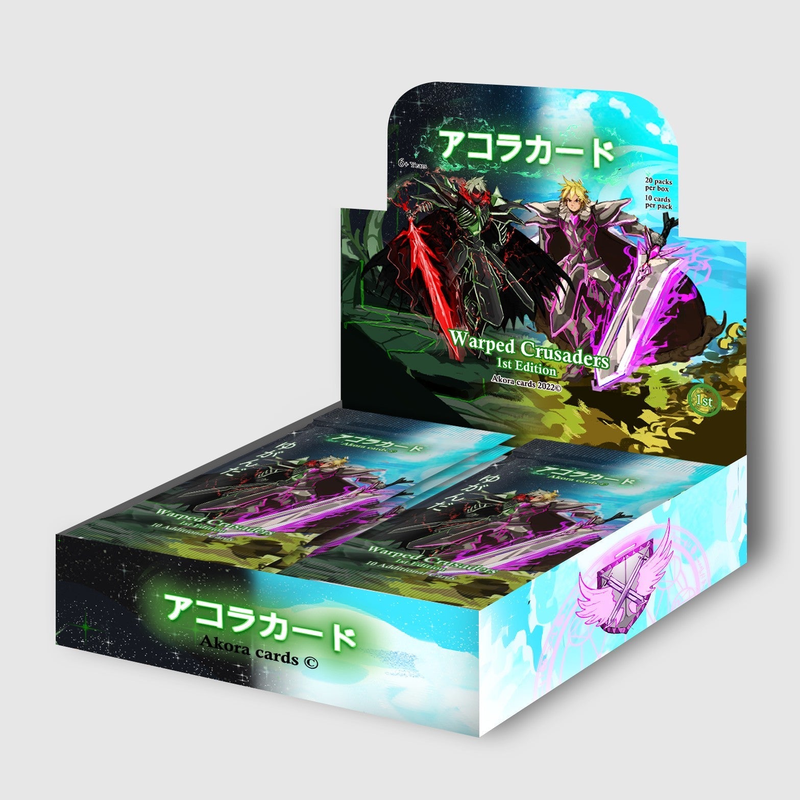 Akora Warped Crusaders 1st Edition Booster Box