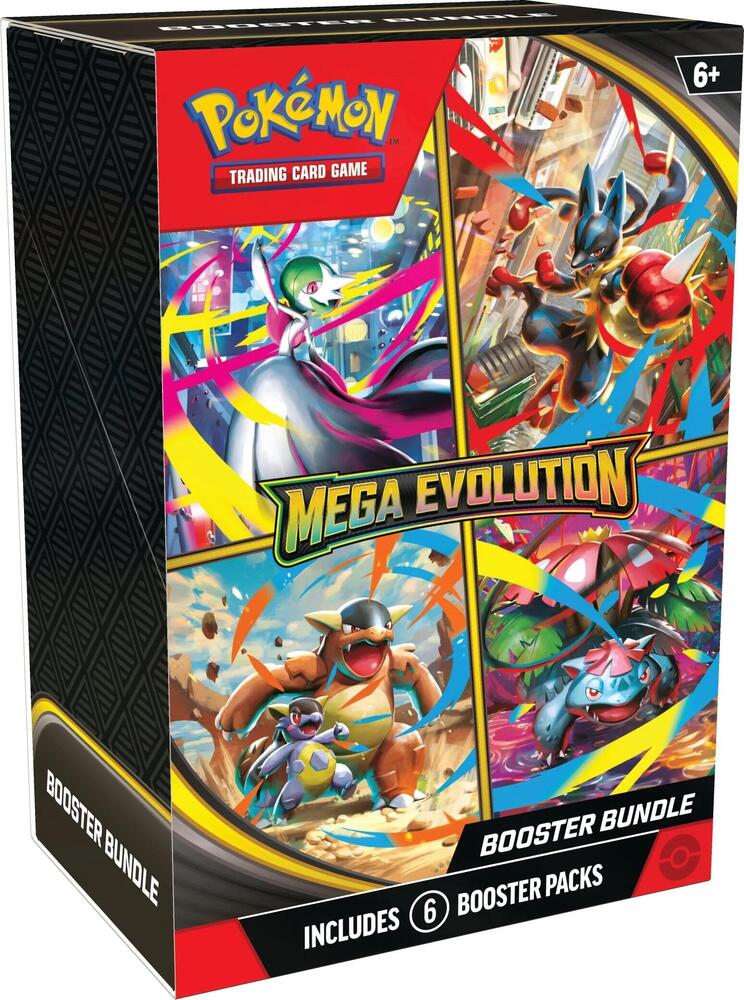 Pokemon ME1 Mega Evolution Booster Bundle 6 Packs