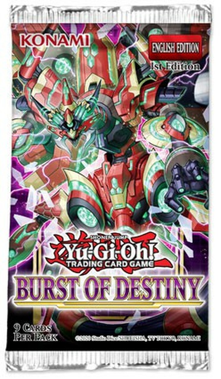 Yu-Gi-Oh! Burst of Destiny Booster Box - Factory Sealed