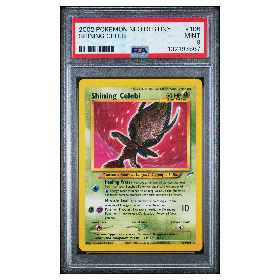Shining Celebi Neo Destiny #106 PSA 9