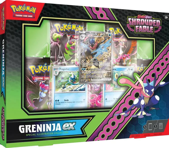 Pokemon SV6.5 Shoruded Fable Kingdra/Greninja EX Special Illustration Collection Box