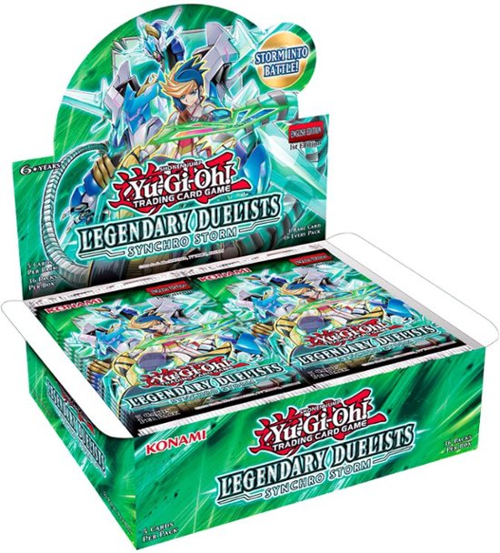 Yu-Gi-Oh! Legendary Duelists Synchro Storm Booster Box - Factory Sealed