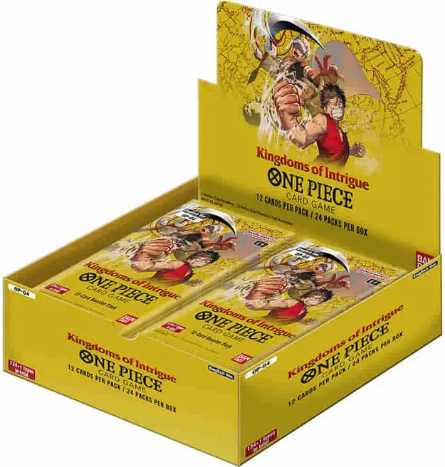 One Piece Kingdoms of Intrigue OP-04 English Booster Box - Pre-Order