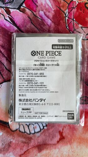 One Piece Limited Edition Promo Card Sleeves