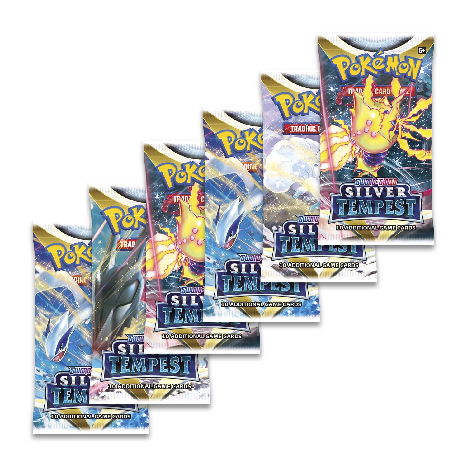 Pokemon SS12 Silver Tempest Booster Bundle 6 Packs