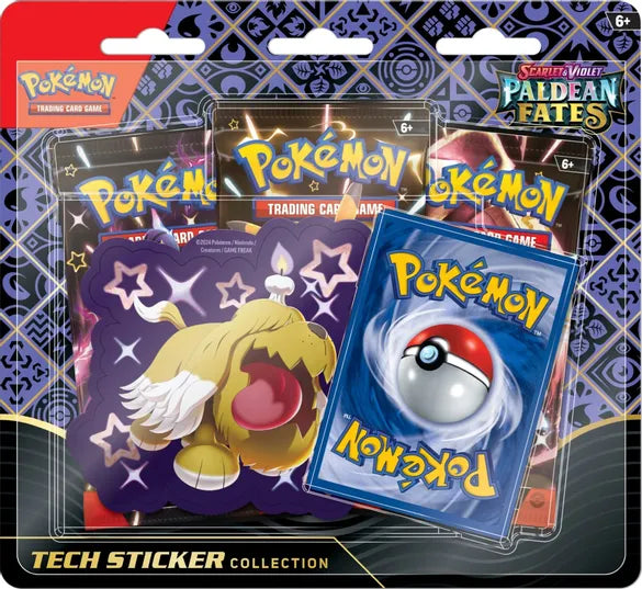 Pokemon SV4.5 Paldean Fates Tech Sticker Collection - Pre-Order