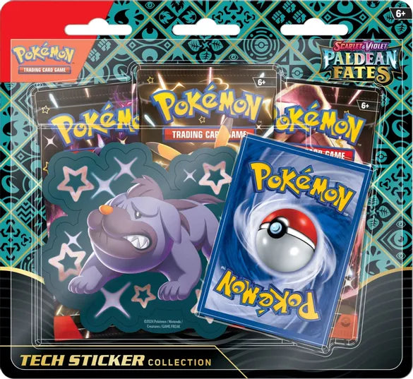Pokemon SV4.5 Paldean Fates Tech Sticker Collection - Pre-Order