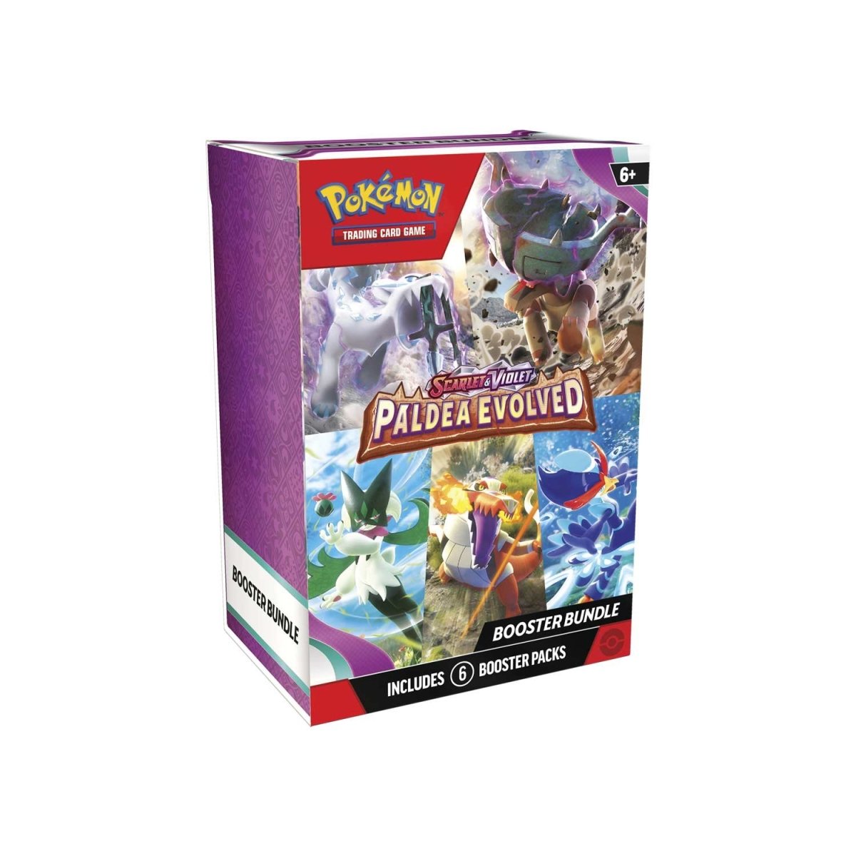 Pokemon SV2 Scarlet and Violet Paldea Evolved Booster Bundle 6 Packs