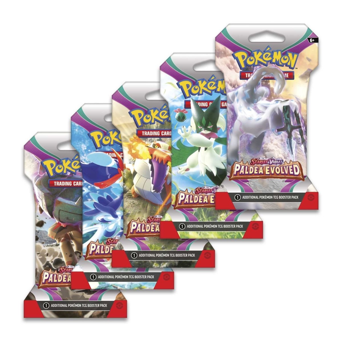 Pokemon Scarlet and Violet SV2 Paldea Evolved Sleeved Booster Pack