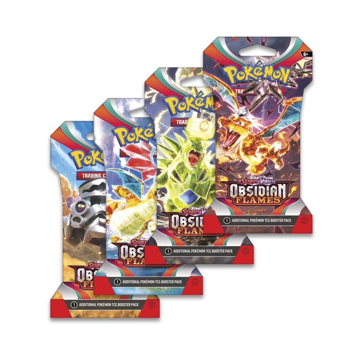 Pokemon Scarlet and Violet SV3 Obsidian Flames Sleeved Booster Pack