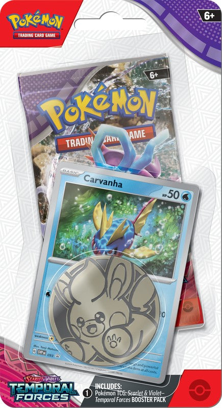 Pokemon Scarlet and Violet SV5 Temporal Forces Single Pack Blister