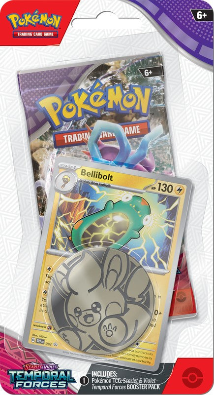 Pokemon Scarlet and Violet SV5 Temporal Forces Single Pack Blister