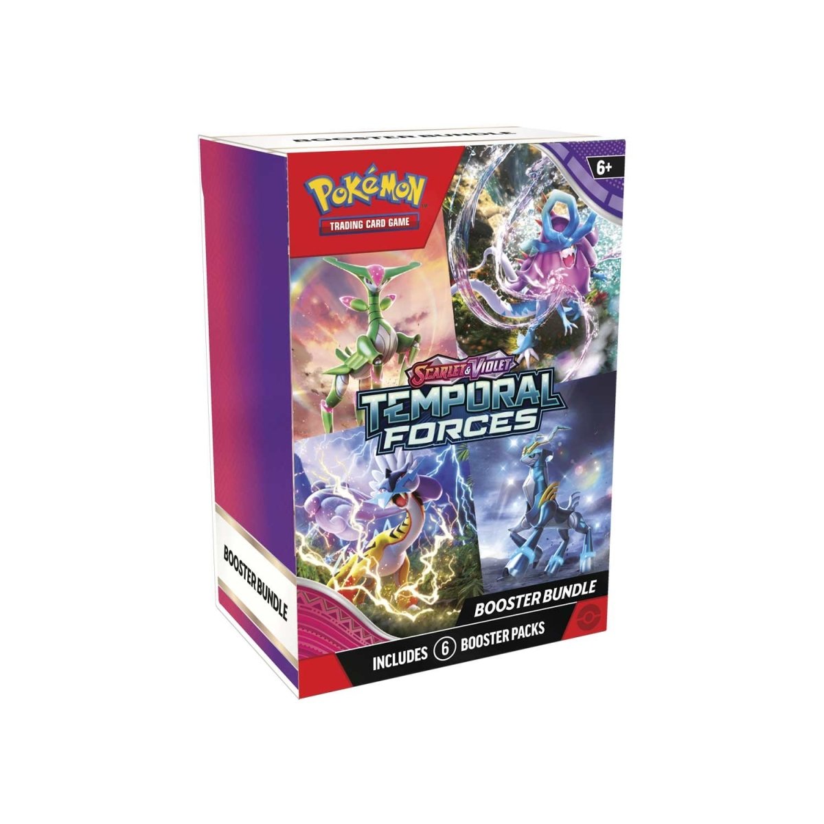 Pokemon SV5 Scarlet and Violet Temporal Forces Booster Bundle 6 Packs