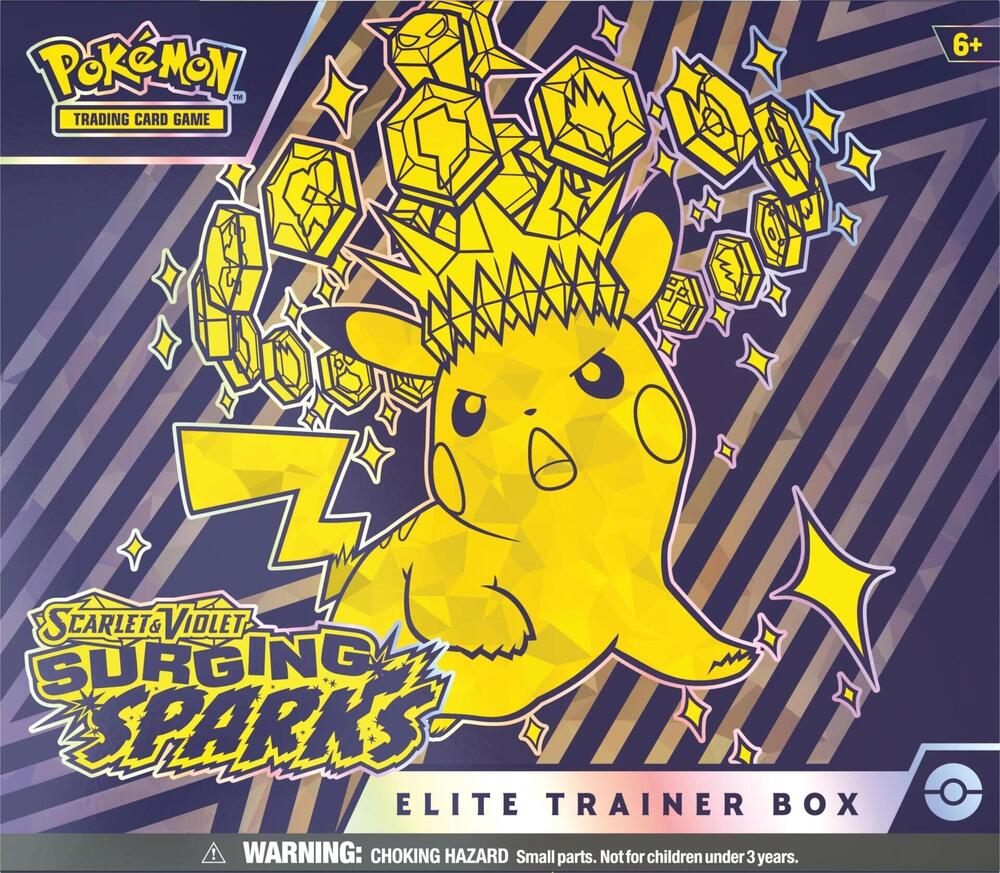Pokemon SV8 Scarlet and Violet Surging Sparks Elite Trainer Box